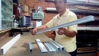 Como Hacer Una Ventana 3quot En Aluminio parte 1 [upl. by Croom]