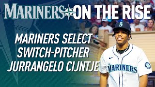 Mariners Select SwitchPitcher 🤯 Jurrangelo Cijntje [upl. by Earb]