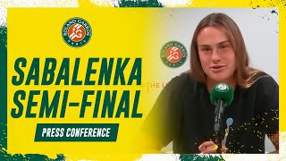 Sabalenka semifinal press conference  RolandGarros 2023 [upl. by Phina192]