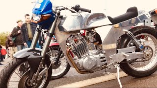 KEMPTON PARK Motorcycle Autojumble with a MAGIC TOUCH of Lambretta amp Vespa SCOOTERS mixed into BIKES [upl. by Netnert1]