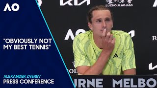 Alexander Zverev Press Conference  Australian Open 2024 First Round [upl. by Nnylarej478]