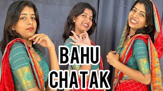 Bahu chatak  new Haryanvi song 2024  Renuka Panwar  Shivani Kumari  dance by angel Gangwal [upl. by Blatt986]