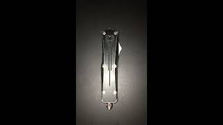 One Minute Knife Video CobraTec small FS3 black OTF in D2 and aircraft grade aluminum [upl. by Spenser]