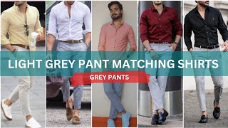 Light Grey Pant Matching Shirt  Light Gray Pants Combination Shirts [upl. by Lebasiram]