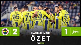 Hazırlık Maçı  FenerbahçeZenit Özet [upl. by Elfreda542]