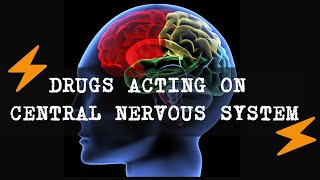 Neurotransmitters and CNSPharmacologyDrugs acting on CNS [upl. by Atsyrt]