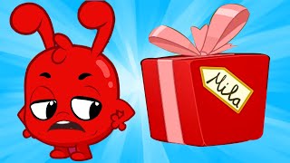 Mila amp Morphle Literacy  Where is Morphles Christmas Present  Cartoons with Subtitles [upl. by Dlanar]