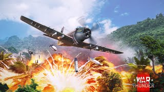 The Warthog before it was cool A1H Skyraider  War Thunder Review [upl. by Gawen868]