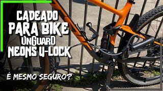 CADEADO BIKE ONGUARD ULOCK  COMO UTILIZAR CORRETAMENTE [upl. by Toby]