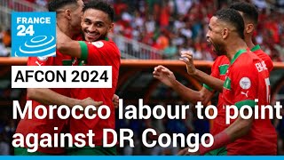 AFCON 2024 Morocco labour to point against DR Congo Bafana Bafana thrash Namibia • FRANCE 24 [upl. by Semele934]