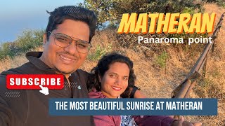 Exploring the most beautiful Sunrise at Matheran Panaroma Pointindiaexploringbees [upl. by Varhol]