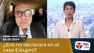 Conozca los argumentos por los cuales Evo Morales no declarará en el caso Estupro según su abogado [upl. by Biron]