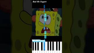 SPONGEBOB GET ABSCTRACTED TADC BadMrYogurt Piano Tutorial [upl. by Yhtommit746]