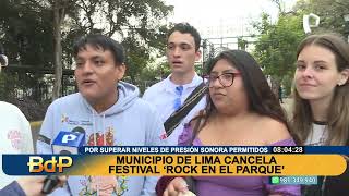 Rock en el Parque 2023 fue cancelado a pocas horas de iniciar el show [upl. by Oinotnanauj]