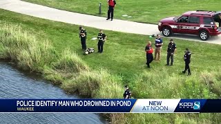 Officials identify man who drowned in Waukee pond [upl. by Brandyn706]