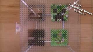 PERLER BEAD Minecraft Mobs Creeper Skeleton Slime Enderman Giveaway 44 [upl. by Glanville]