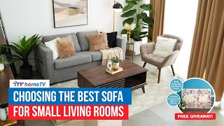 Choosing the Best Sofa for Small Living Rooms  Mandaue Foam  MF Home TV [upl. by Erdnoid]