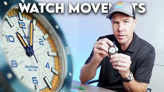 WATCH MOVEMENTS EXPLAINED  Quartz vs Mechanical [upl. by Ahsirat]