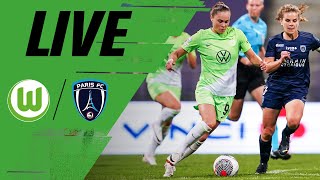 RELIVE VfL Wolfsburg  Paris FC  Womens Champions League [upl. by Aehta]