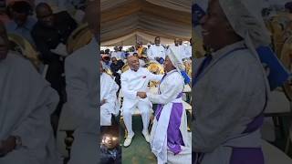 Honour Reverend Esther Ajayi prostrated for Bishop David Oyedepo gospel religion [upl. by Carling]