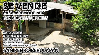 Se vende casa a Remodelar San pedro Perulapan  CRV EL SALVADOR [upl. by Osyth838]