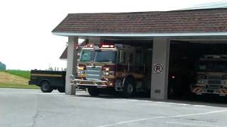 Ronks FD Rescue Leaving Station [upl. by Fredie102]