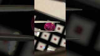 Natural Rhodolite Garnet garnet rhodolitegarnet raregems collectibles red [upl. by Sirret657]