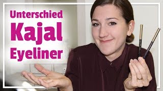 Unterschied zwischen Kajal und Eyeliner [upl. by Assirod]