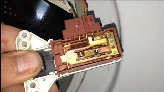 AnularPuentear blocapuertas lavadora Cancelbypass door lock of Washing machines [upl. by Nosidam126]