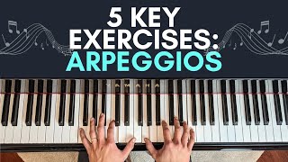 What Are Piano Arpeggios  5 Key Exercises [upl. by Ised]