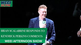 Brian Scalabrine responds to the shots fired by Kendrick Perkins  WEEI Afternoon Show [upl. by Khosrow]