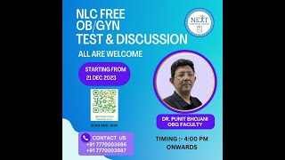 OBSGynae Test amp Discussion Class By Dr Punit Bhojani [upl. by Yvon]