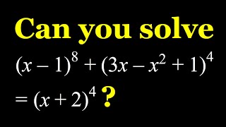 A Solvable Octic Equation [upl. by Damiani961]