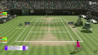 Barbora Krejcikova VS Jelena Ostapenko  2023 Birmingham  Tennis Elbow 4  CPU vs CPU [upl. by Eessac]