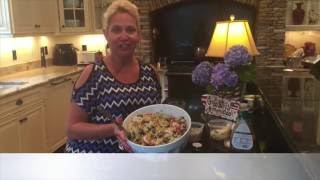 Shrimp Pasta Salad  Motts Channel Seafood [upl. by Haletky586]