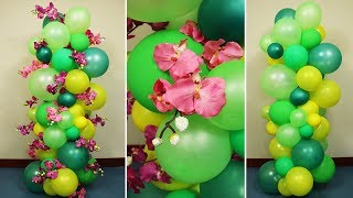 Spring Balloon Garland  How to Make a Balloon Arch [upl. by Imeka557]