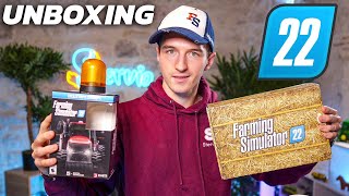 UNBOXING DU PACK COLLECTOR DE FARMING SIMULATOR 22 Test Gyrophare [upl. by Mia366]