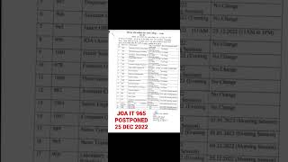 JOA IT 965 EXAM DATE 2022 NEW  JOA 965 NEW EXAM DATE  JOA IT DATE CHANGE 2022 [upl. by Rosenthal]