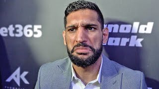 POPPADOM CHIN NO RESPECT  Amir Khan BLASTS KELL BROOK RACIST REMARK [upl. by Llevel187]