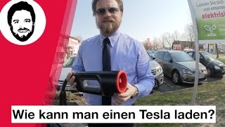 Wie kann man einen Tesla laden Die unterschiedlichen Stecker und Adapter erklärt [upl. by Inaboy]