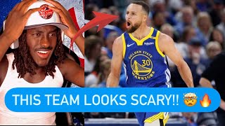 Warriors ARE DOMINATING Warriors At Thunder Highlights Reaction [upl. by Lavinie]