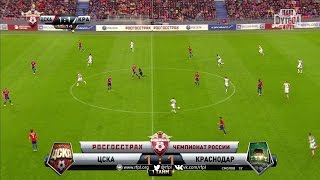 Fedor Smolovs goal CSKA vs FC Krasnodar  RPL 201617 [upl. by Niroc310]