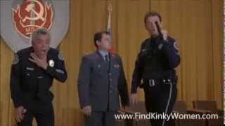 Police Academy 7 Tackleberry baton ballbust scene [upl. by Airtap]