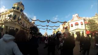 Journée dans un parc épisode 26  Disneyland Fête Noël [upl. by Ahsekyw]