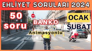 EHLİYET SINAV SORULARI 2024 OCAK ŞUBAT ÇIKMIŞ EHLİYET SINAV SORULARI [upl. by Leirbaj]