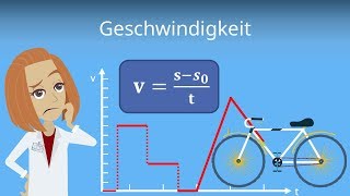 Geschwindigkeit berechnen  Gleichförmige Bewegung und Durchschnittsgeschwindigkeit einfach erklärt [upl. by Nybbor915]