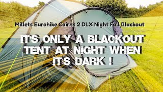 Millets Eurohike Cairns 2 DLX Night fall blackout two man tent review year later [upl. by Khosrow754]