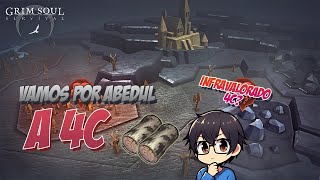 FARMEITO de ABEDUL🪵 en 4C y otras cositas jaja  Grim Soul Survival Gameplay [upl. by Atsyrt]