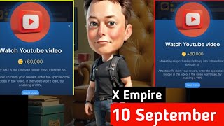 X Empire Episode 40 Code  X Empire YouTube Code Today  X Empire Episode 40 Code [upl. by Siraval]