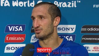 Giorgio Chiellini after being bitten by Luis Suarez at the 2014 World Cup [upl. by Deloria92]